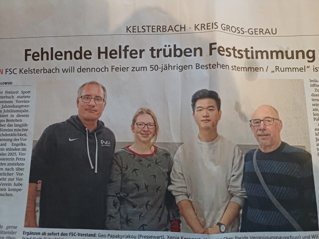 Jahreshauptversammlung 2024 - FSC Kelsterbach